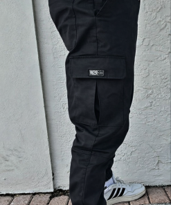 Casual Cargo Joggers (Black)