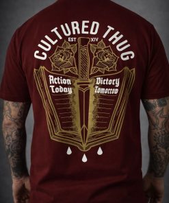 Cultured Thug (Maroon) T-Shirt