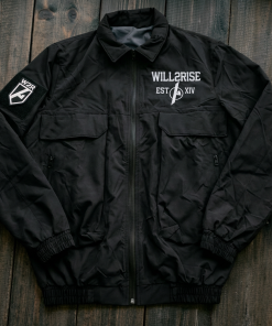 YT Lads Nylon Jacket (Black)